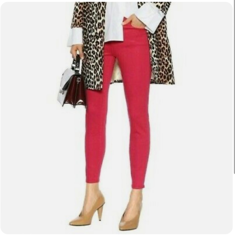 J Brand Alana High Rise Crop Skinny Pant Size 27 “Dizzy Pink”